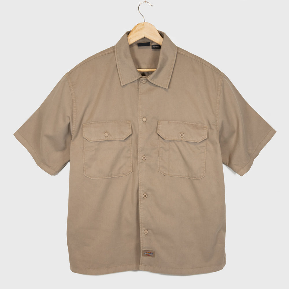 Dickies Desert Sand Unionville Short Sleeve Work Shirt