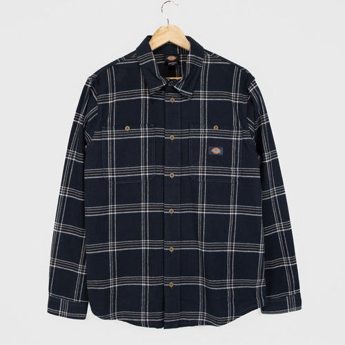 Dickies - Warrenton Flannel Shirt - Dark Blue