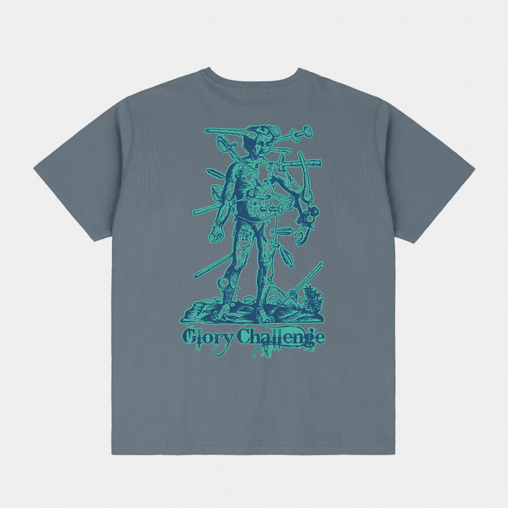 Dime MTL Challenged Granite Grey T-Shirt