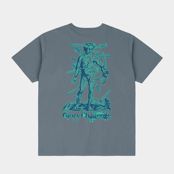 Dime MTL - Challenged T-Shirt - Granite