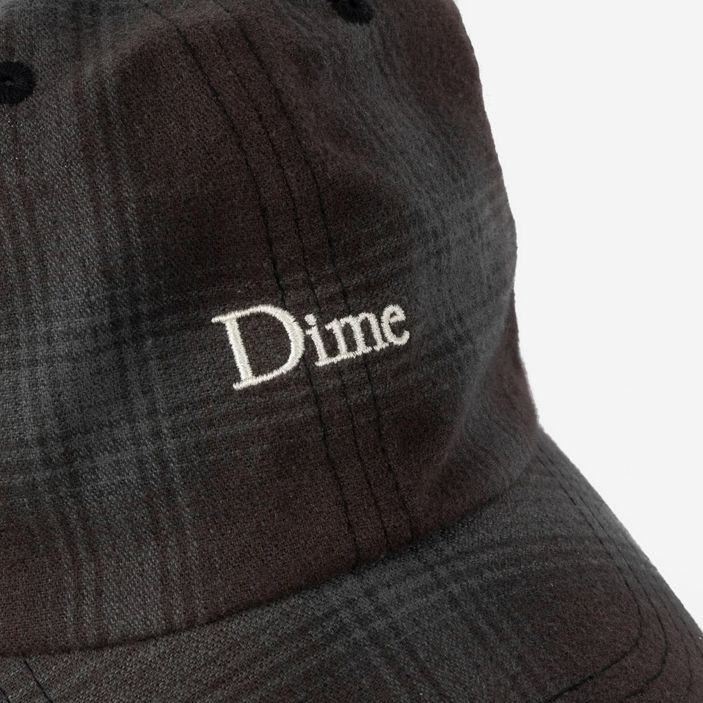 Dime MTL Bordeau Red Flannel Low Pro Cap Embroidery