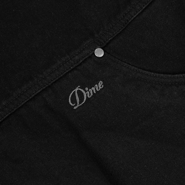 Dime MTL - Hooded Denim Jacket - Black