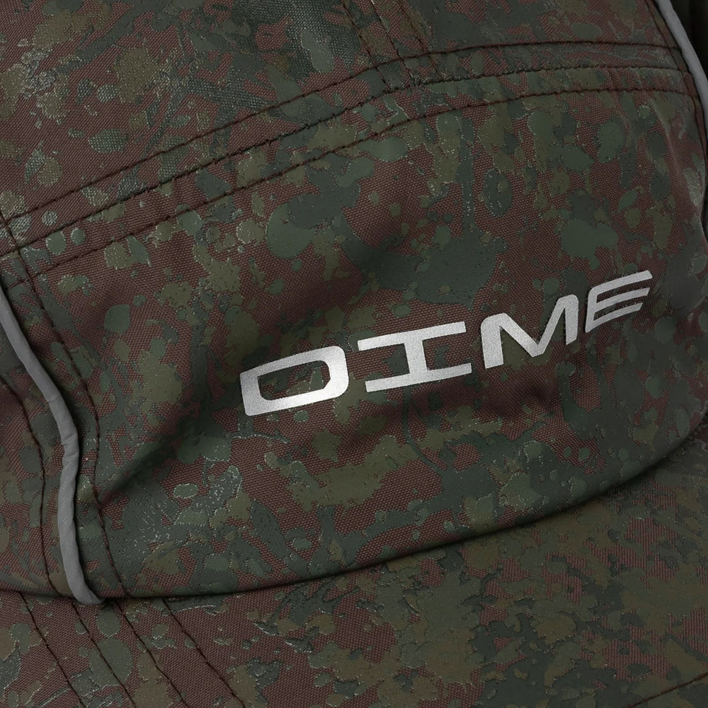 Dime MTL Hunter Camo Earflap Cap Branding