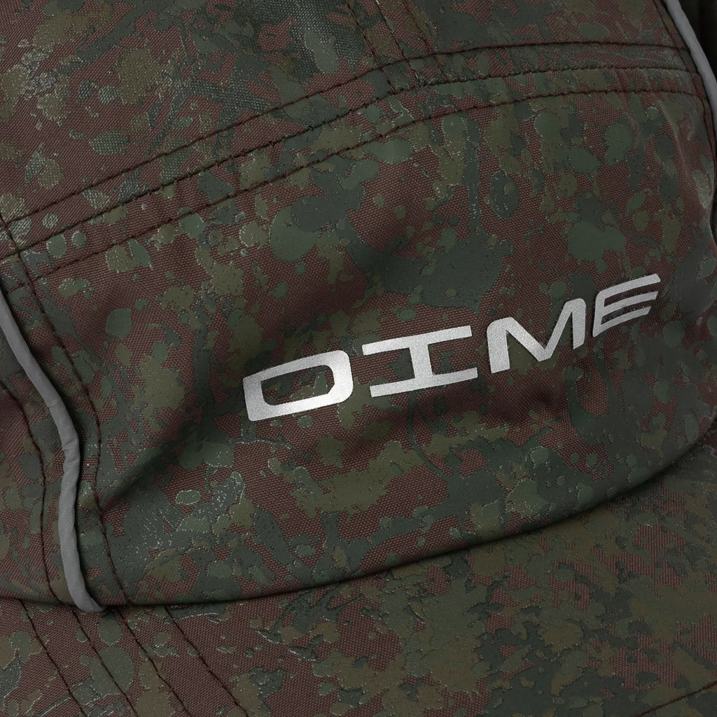 Dime MTL Hunter Camo Earflap Cap Branding