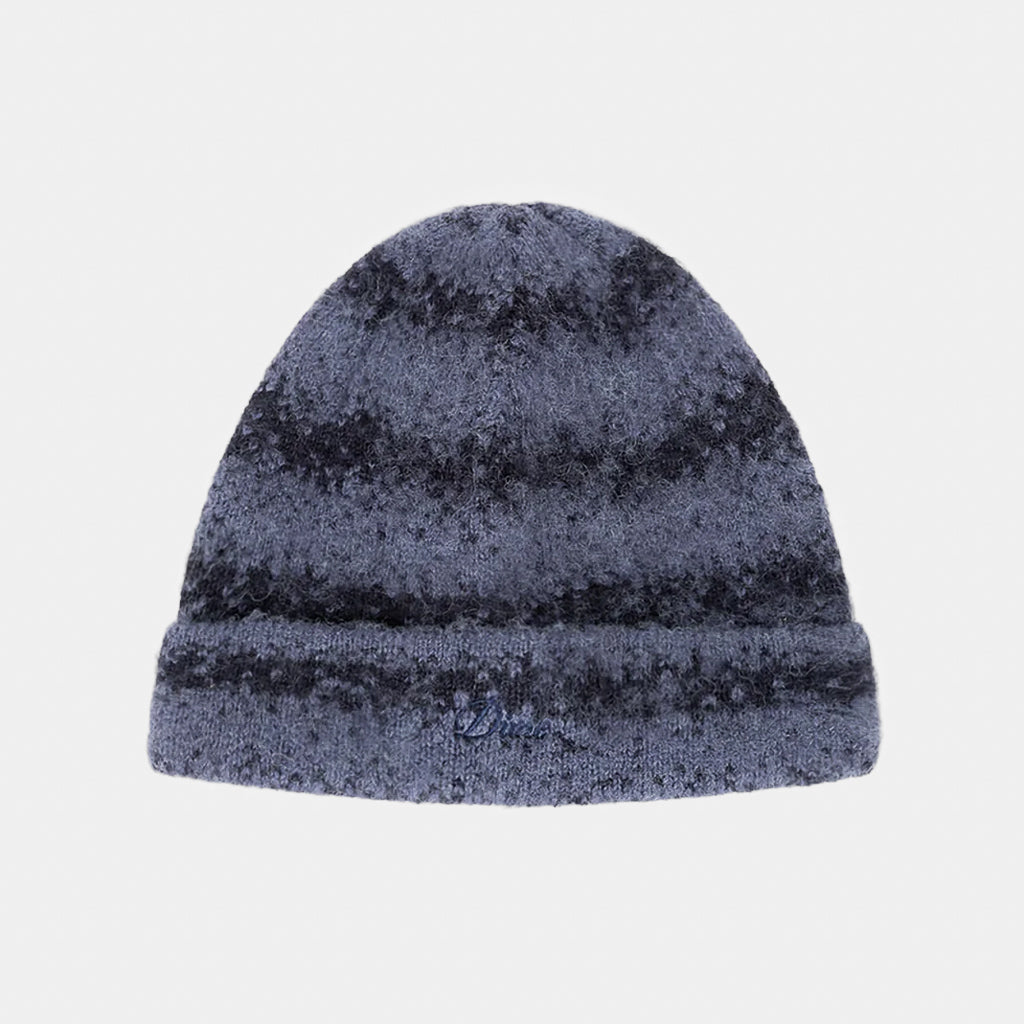 Dime MTL - Mohair Striped Beanie - Blue | Welcome Skate Store