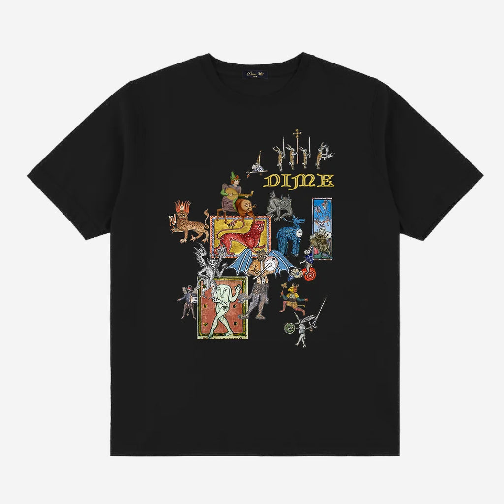 Dime MTL What The Medieval Black Short Sleeve T-Shirt