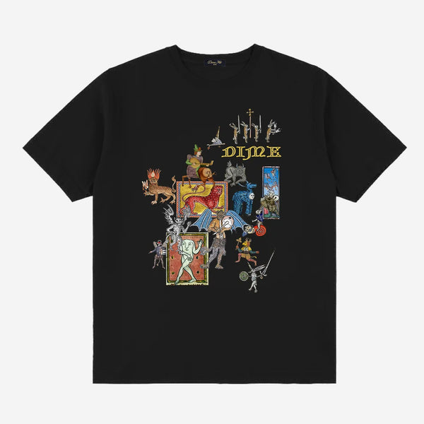 Dime MTL - What The Medieval T-Shirt - Black