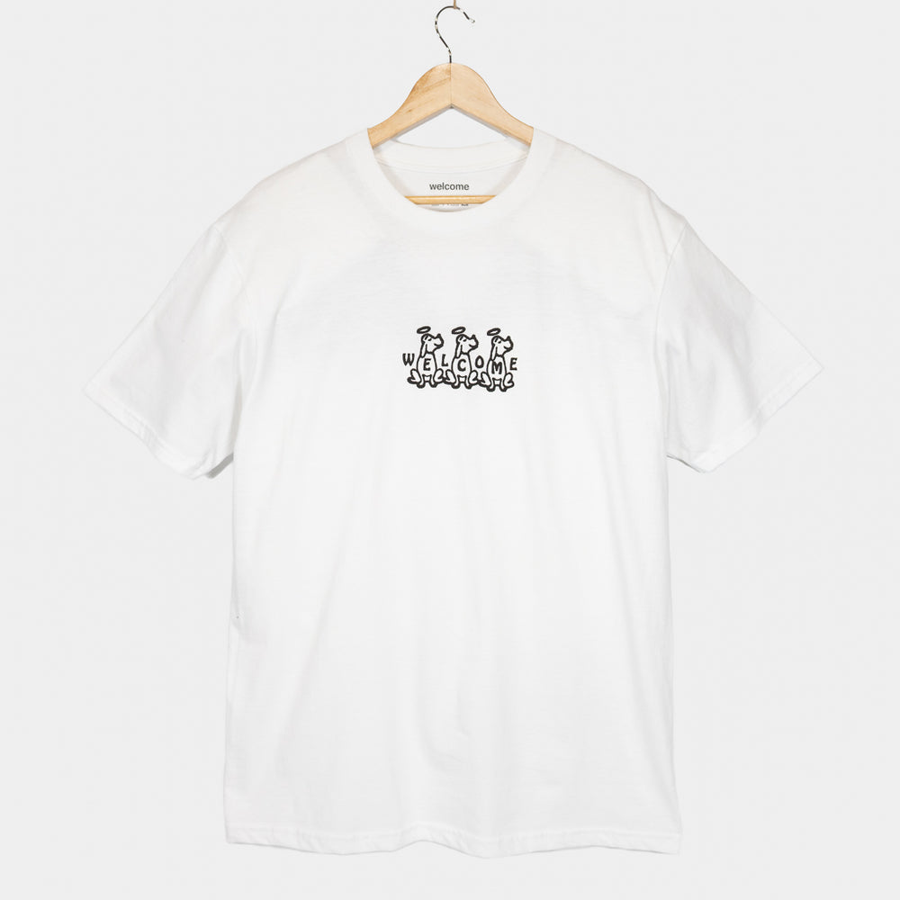 Welcome Skate Store Dogs White T-Shirt