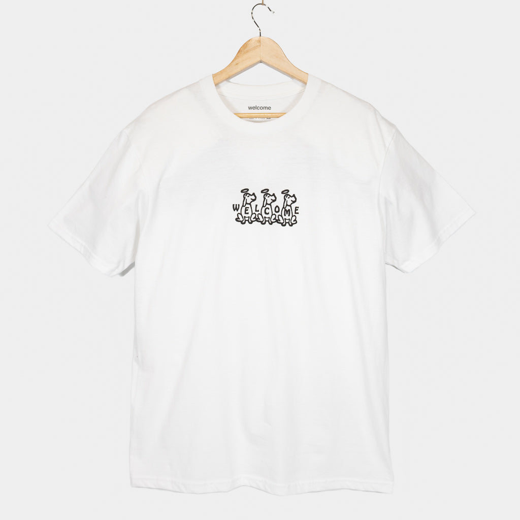 Welcome Skate Store Dogs White T-Shirt