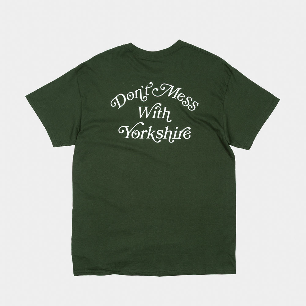 Forest Green Don't Mess With Yorkshire Ornate T-Shirt