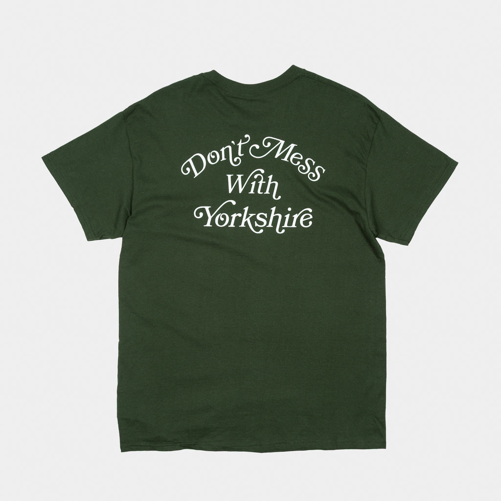 Forest Green Don't Mess With Yorkshire Ornate T-Shirt