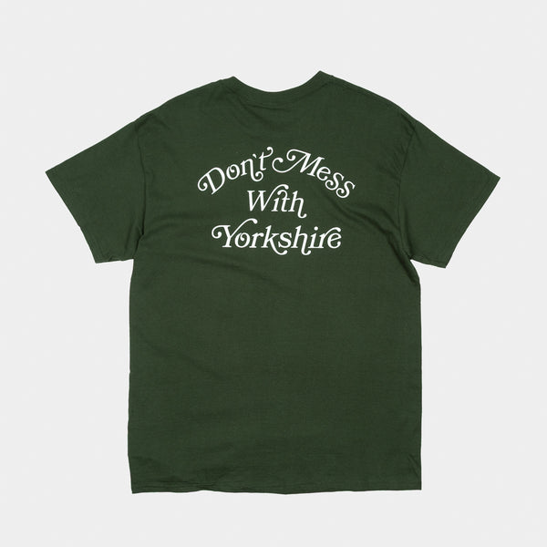 Don't Mess With Yorkshire - Ornate T-Shirt - Green
