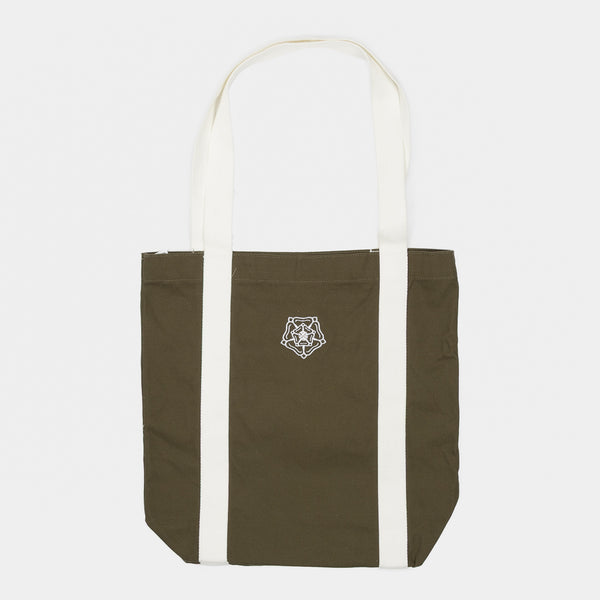 Don't Mess With Yorkshire - Ornate Tote Bag - Army / Off White