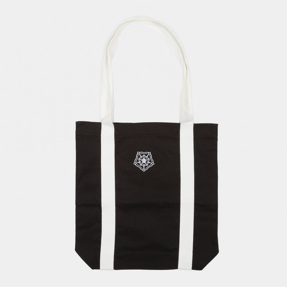 Don't Mess With Yorkshire - Ornate Tote Bag - Black / Off White