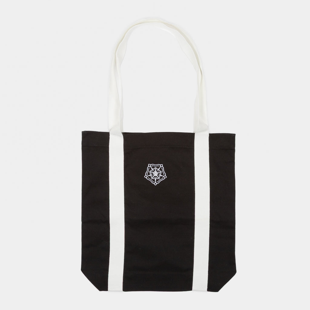 Don't Mess With Yorkshire - Ornate Tote Bag - Black / Off White