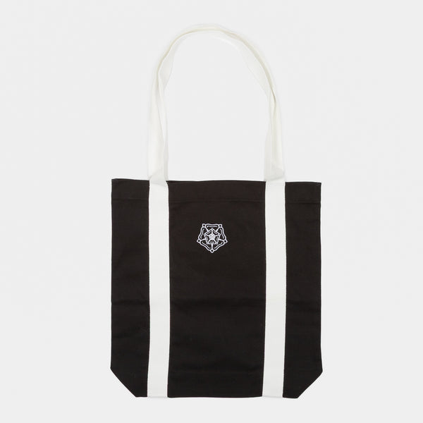 Don't Mess With Yorkshire - Ornate Tote Bag - Black / Off White