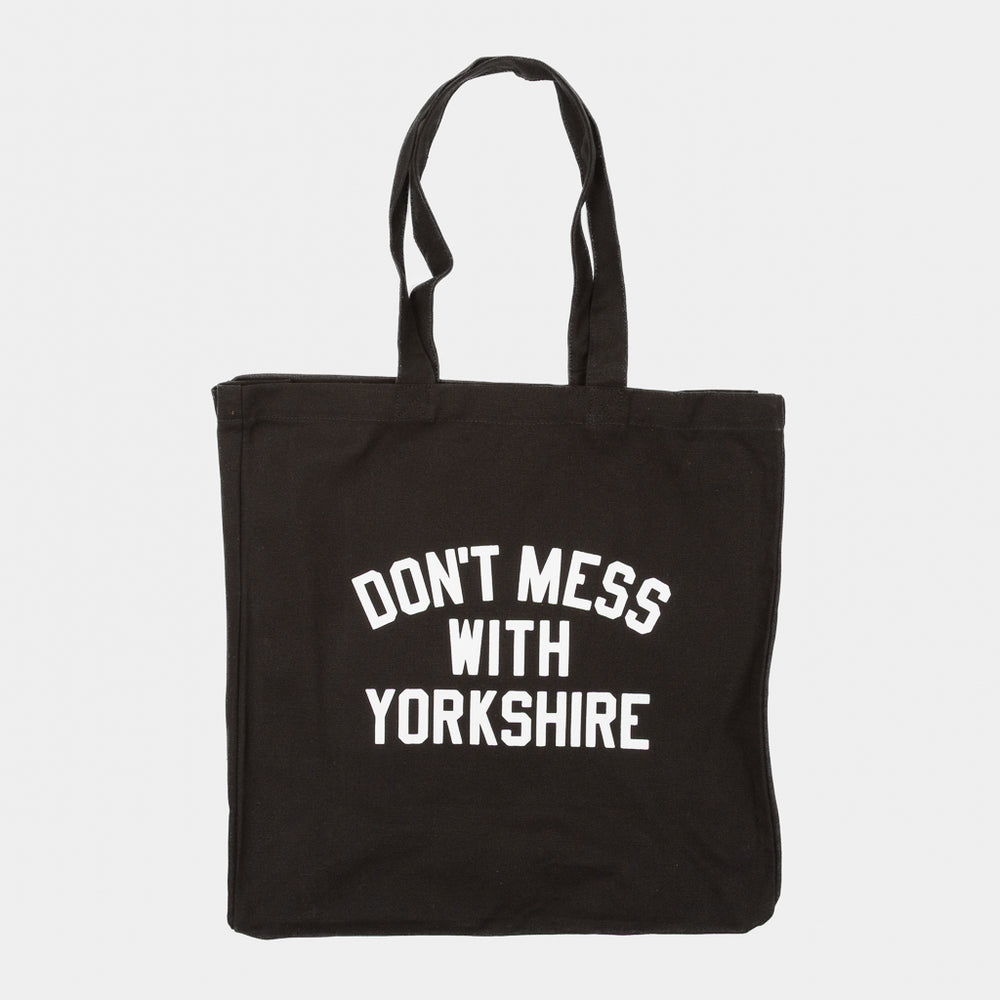 Black Don't Mess With Yorkshire Rose Tote Bag