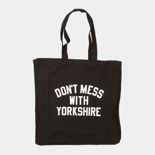 Don't Mess With Yorkshire - Rose Tote Bag - Black