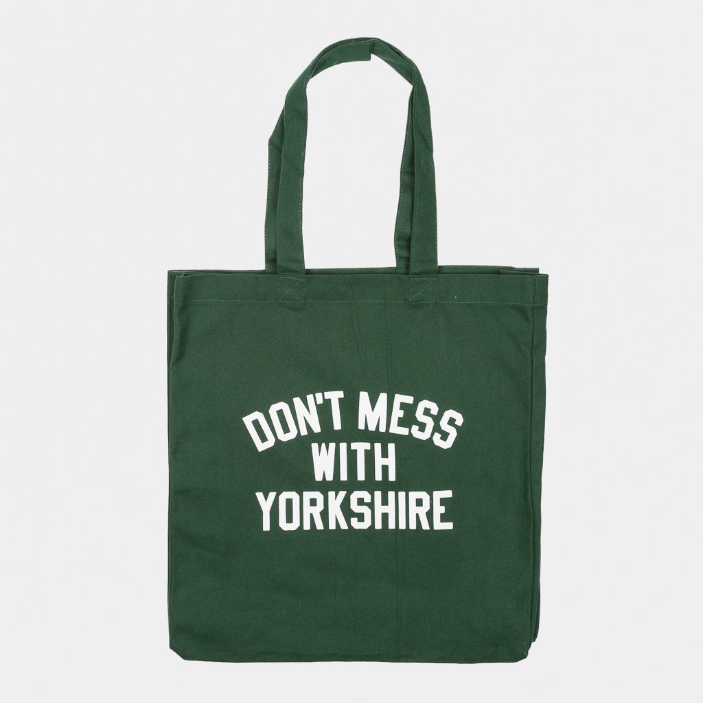 Don't Mess With Yorkshire Rose Green Tote Bag