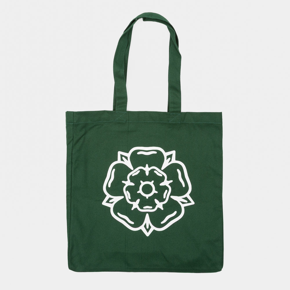 Don't Mess With Yorkshire Rose Green Tote Bag
