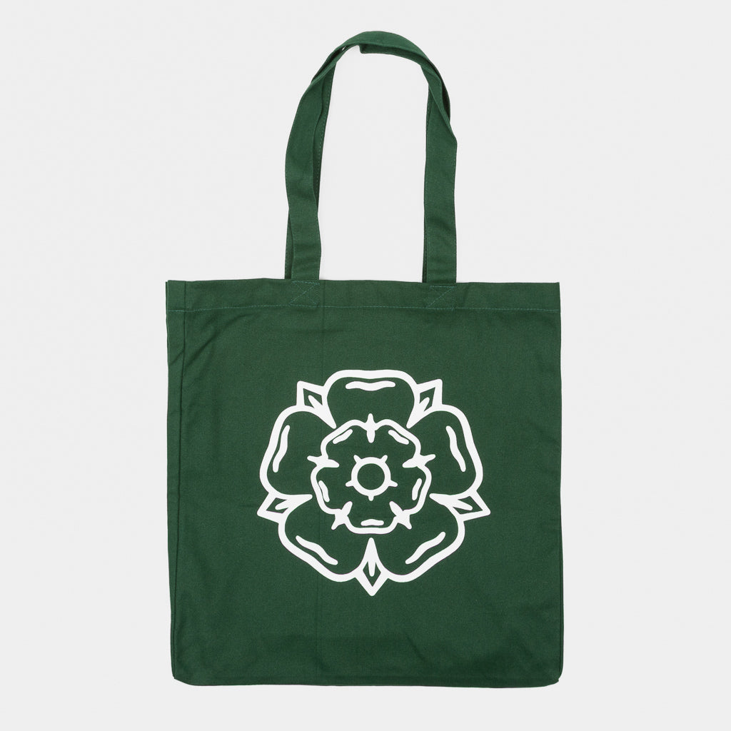 Don't Mess With Yorkshire Rose Green Tote Bag