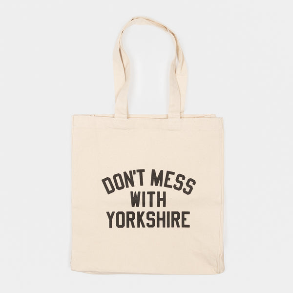 Don't Mess With Yorkshire - Rose Tote Bag - Natural