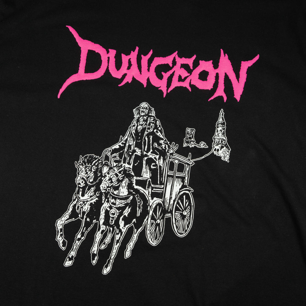 Dungeon Abigail Black Longsleeve T-Shirt Front Print