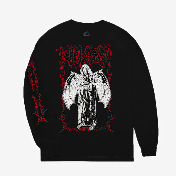 Dungeon - Darkened Wings Longsleeve T-Shirt - Black