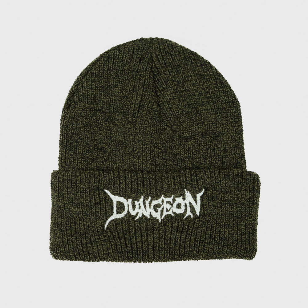 Dungeon Moss Green Logo Beanie