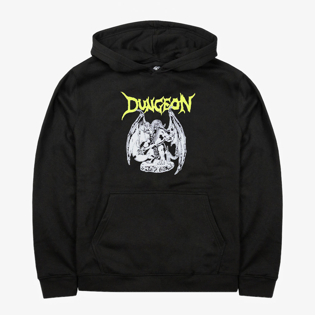 Dungeon Gateway War God Black Pullover Hooded Sweatshirt