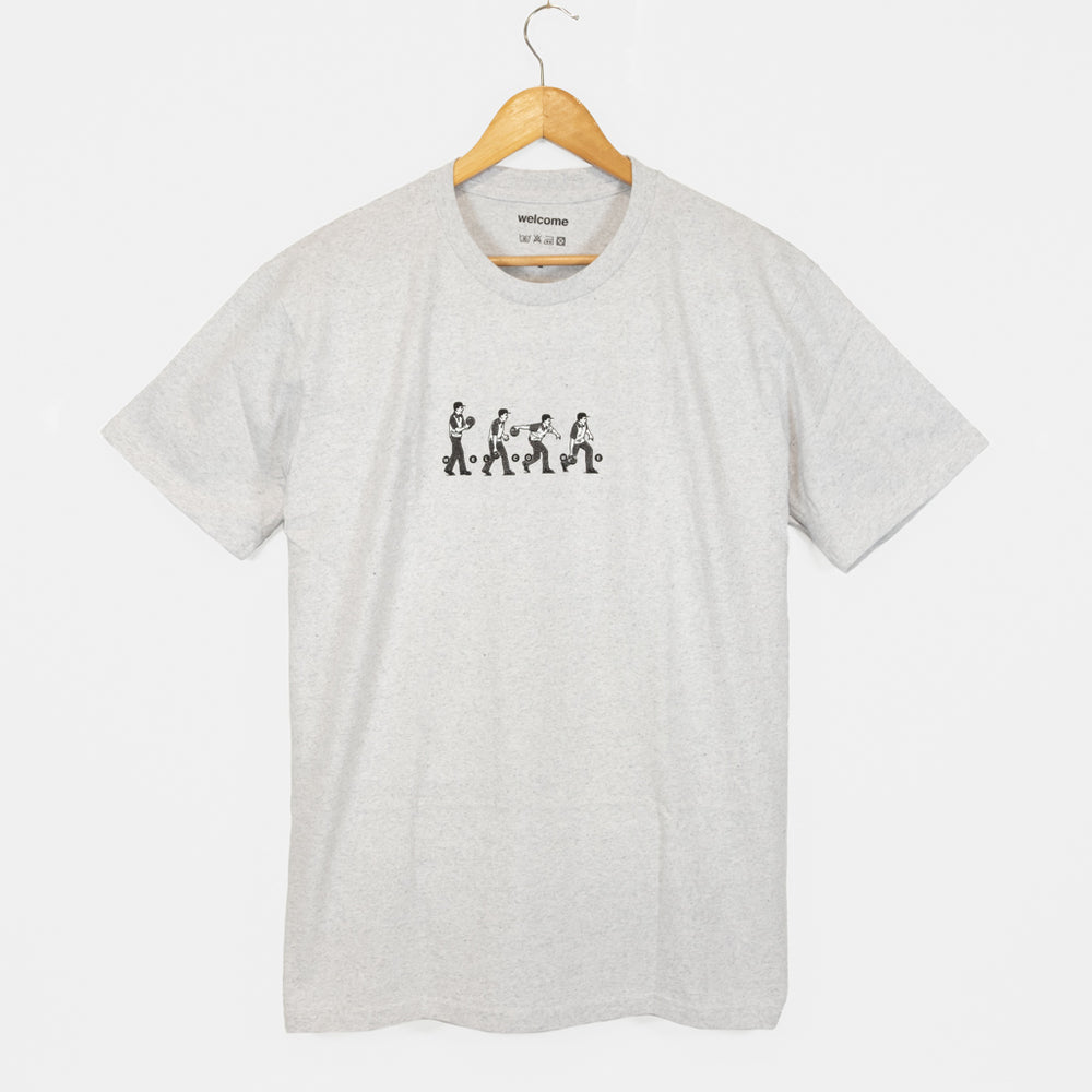 Welcome Skate Store Ash Heather Grey Edmonds T-Shirt