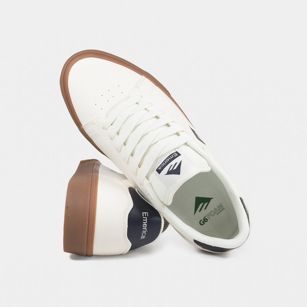 Emerica White and Gum Moca Shoes