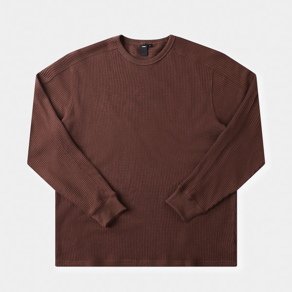 Former - Franchise Waffle Longsleeve - Chocolate
