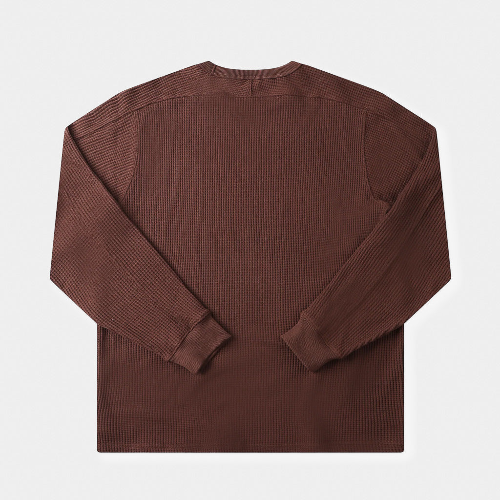 Former Franchise Chocolate Brown Waffle Longsleeve