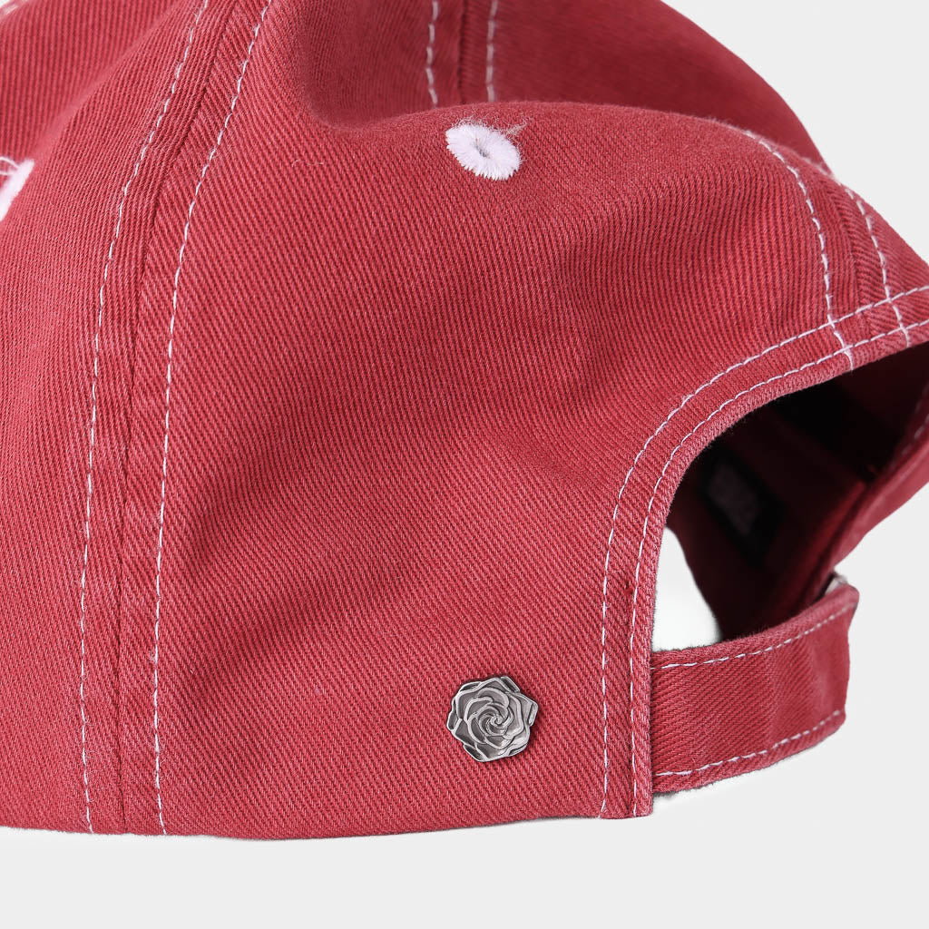 Former Legacy Rose Crimson Red Cap Rose Emblem Detail