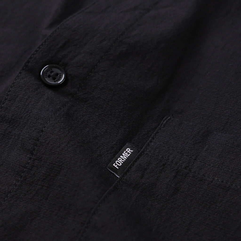 Former Legacy Black Short Sleeve Shirt Pocket Detail
