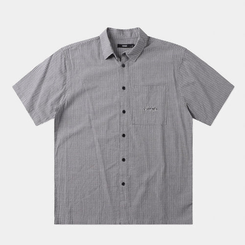 Former - Vivian Check Short Sleeve Shirt - Black