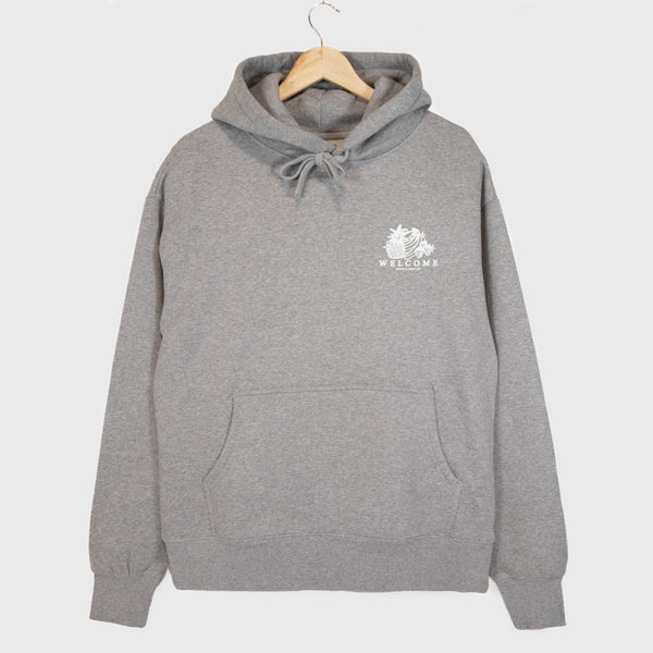 Welcome Skate Store - Fruity Pullover Hooded Sweatshirt - Grey Heather