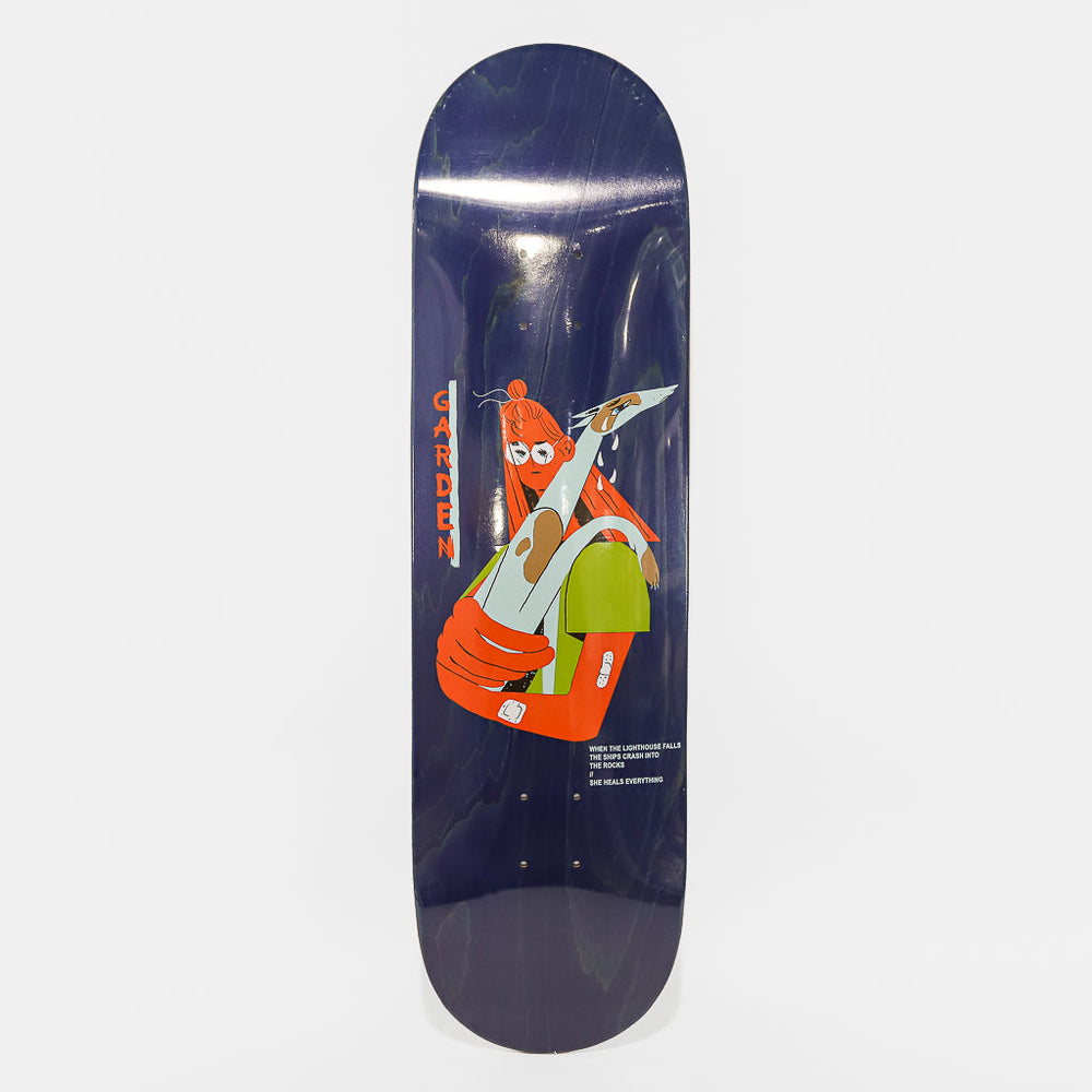 Garden Skateboards - 8.5" Linda Skateboard Deck (Deep Concave) - Blue