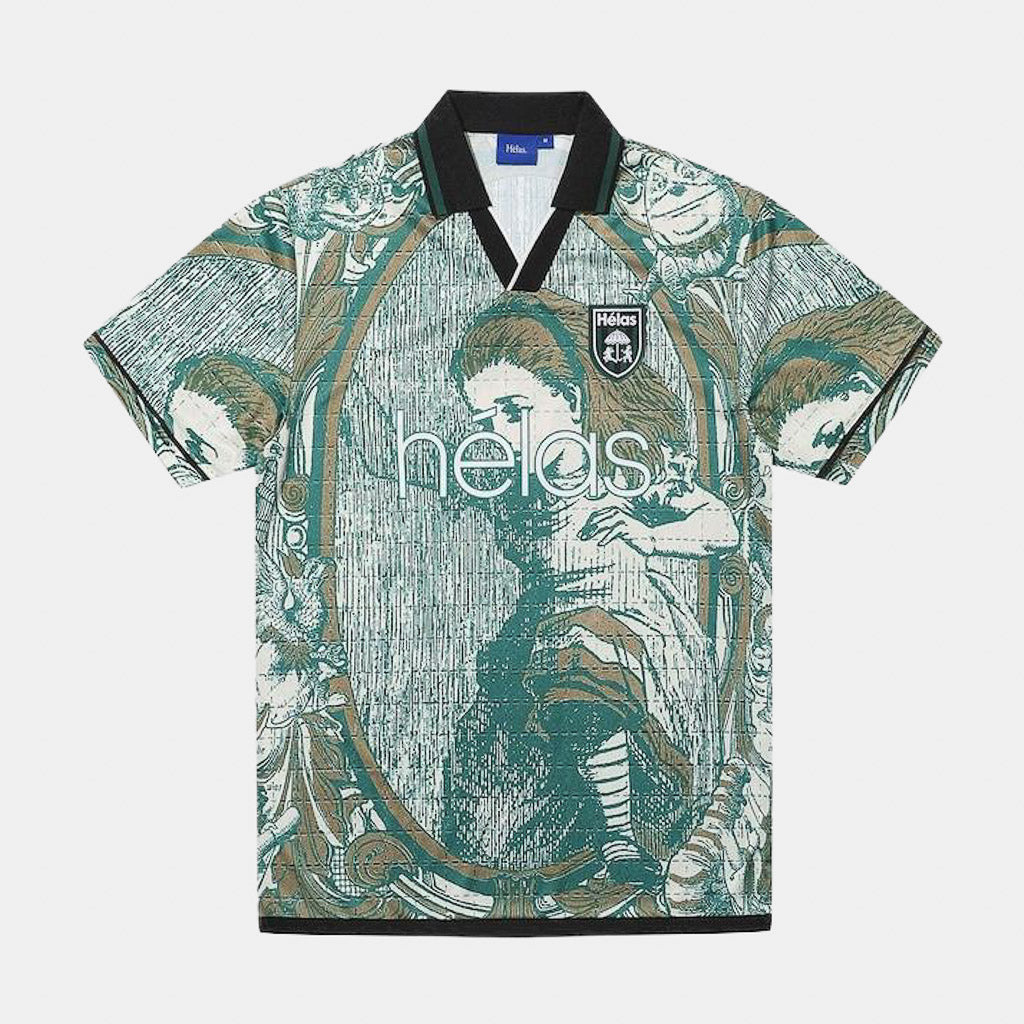 Helas Alicia Green Short Sleeve Jersey Polo Shirt
