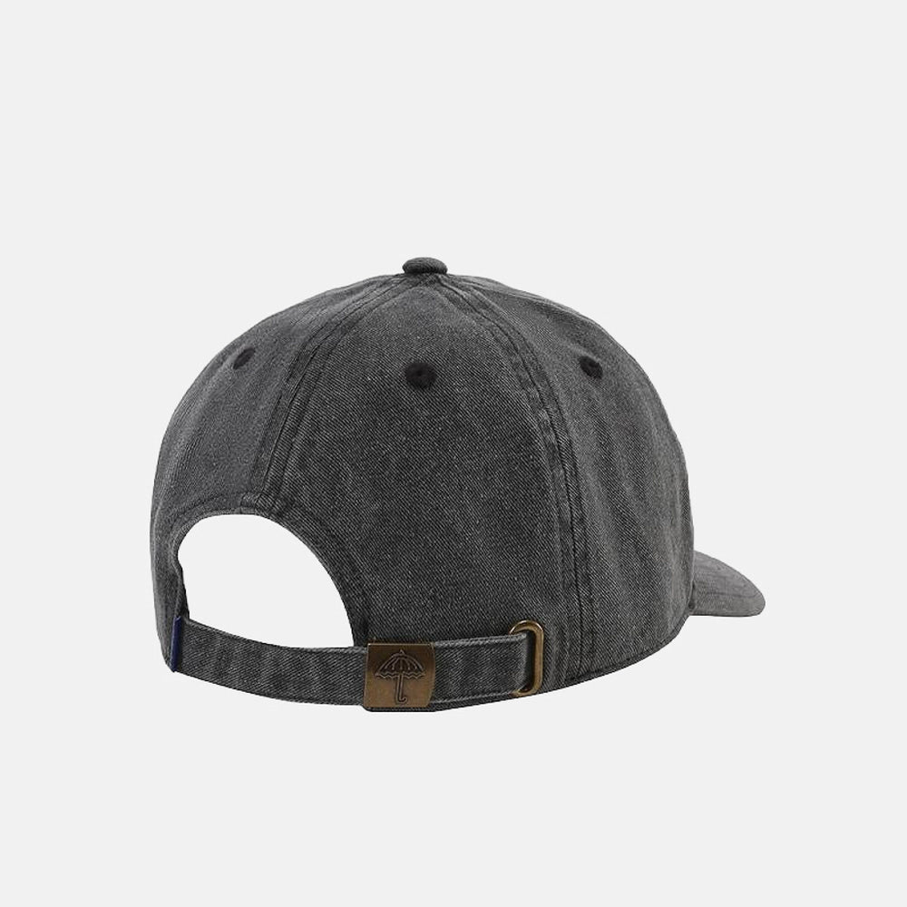 Back Of Helas Washed Dark Grey Classic Six Panel Cap