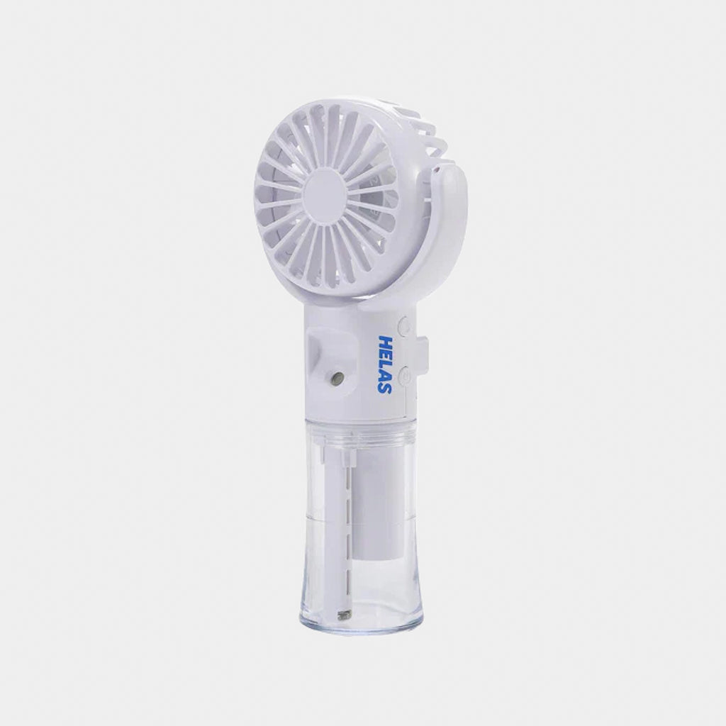 White Helas Fan Tasktik USB Hand Held Fan
