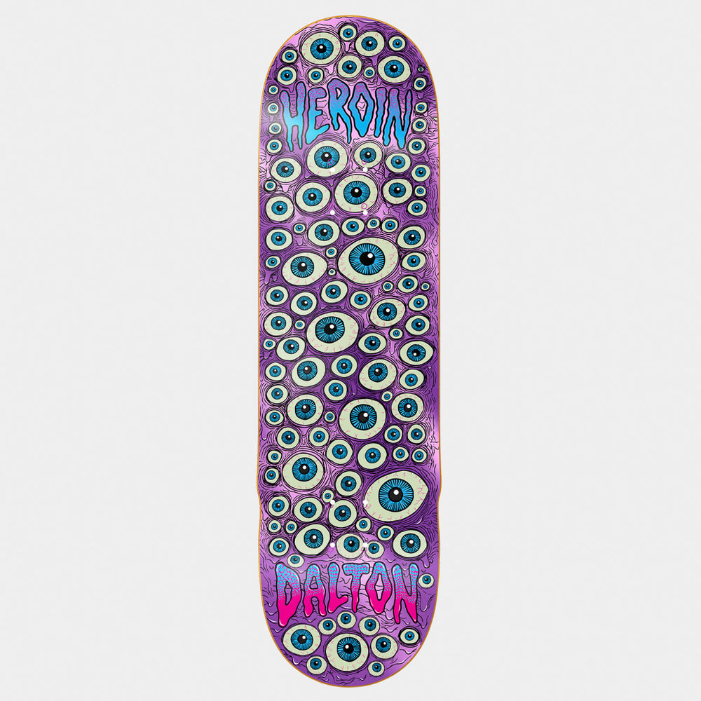 Heroin Skateboards 8.625" Dalton Dern Eyes Skateboard Deck 