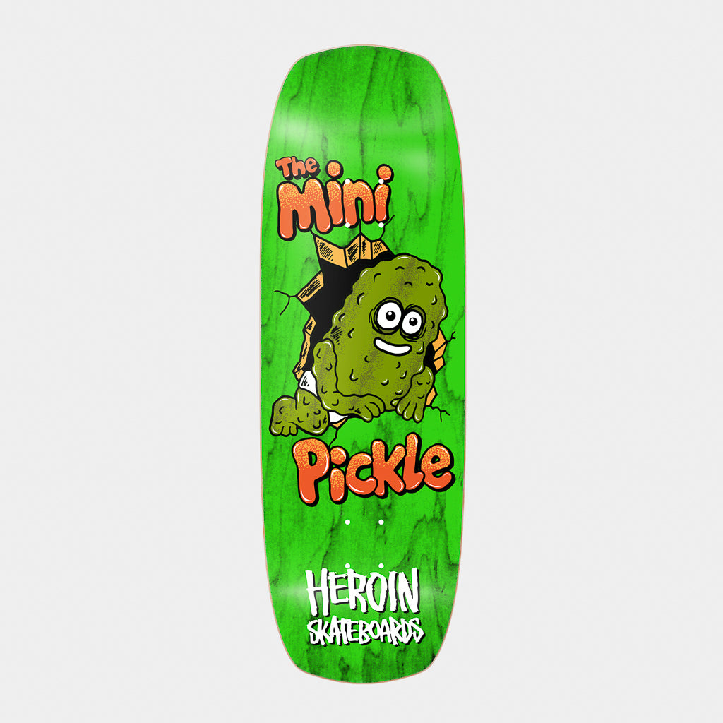 Heroin Skateboards 9.5" Mini Pickle Skateboard Deck