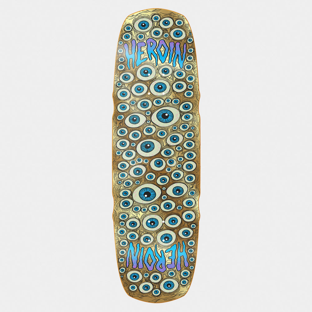 Heroin Skateboards 9.5" Seeing Double Mutated Skateboard Deck
