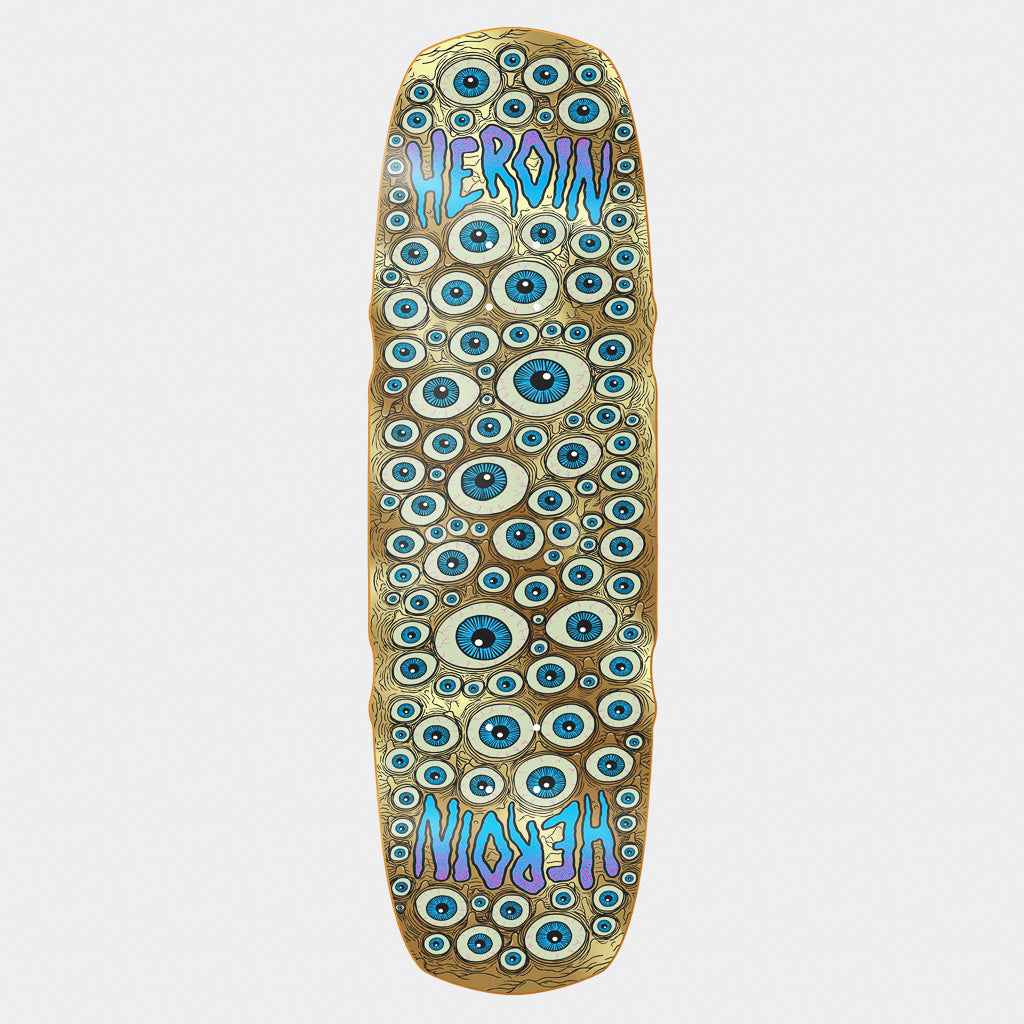Heroin Skateboards 9.5" Seeing Double Mutated Skateboard Deck