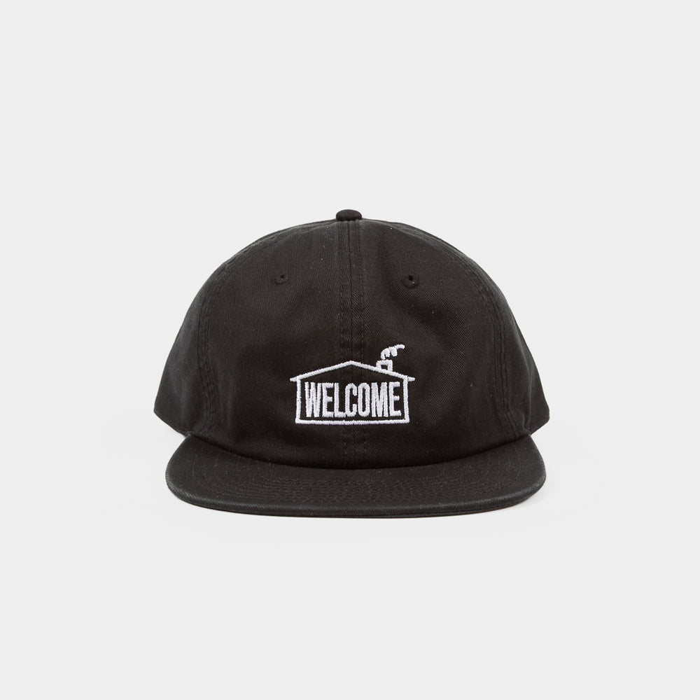 Welcome Skate Store House Black Cap