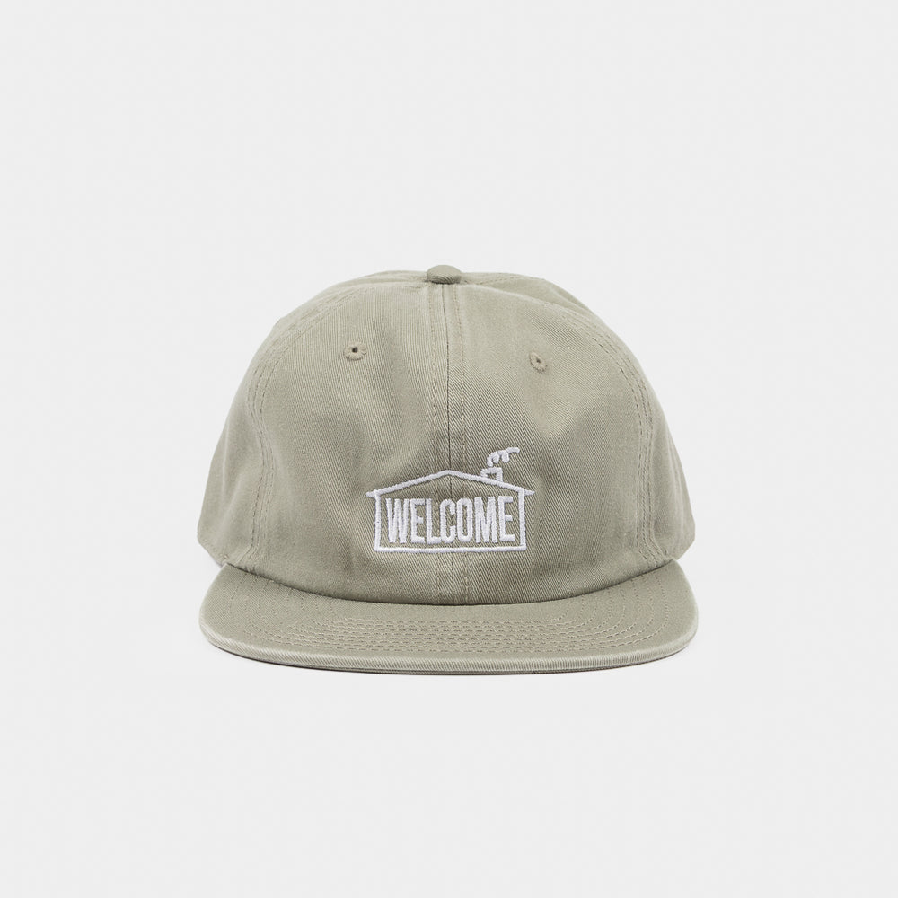 Welcome Skate Store House Eucalyptus Green Cap