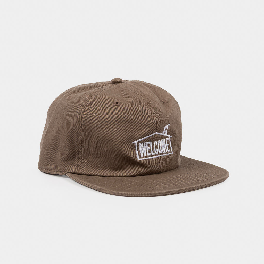 Welcome Skate Store House Walnut Brown Cap