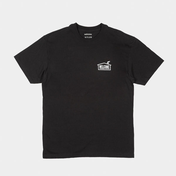 Welcome Skate Store - House T-Shirt - Black